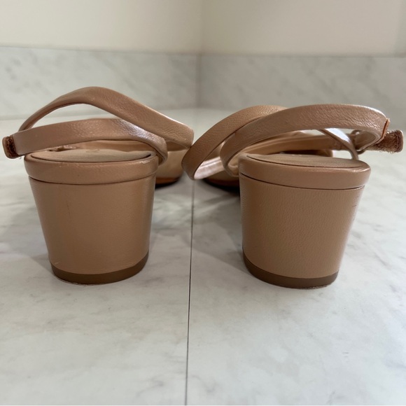 VINCE Rosalie Block-Heel Leather Sandals - Picture 4 of 8